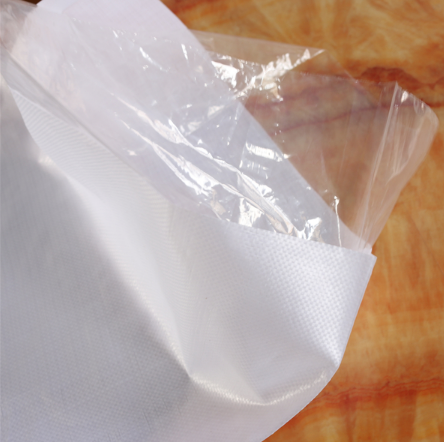 pp white bag with inner liner